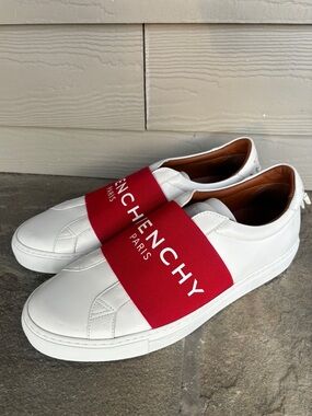 Givenchy Logo Strap Sneakers, Like New